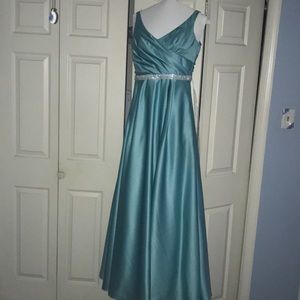 Tiffany blue gown